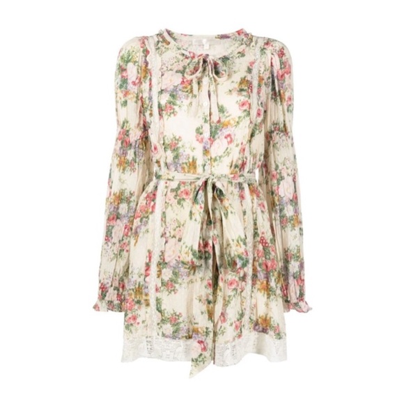 LoveShackFancy Fria Mini Dress